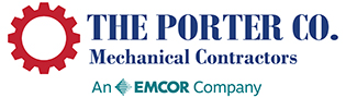 The Porter Co. Mechanical Contractors An EMCOR Company logo